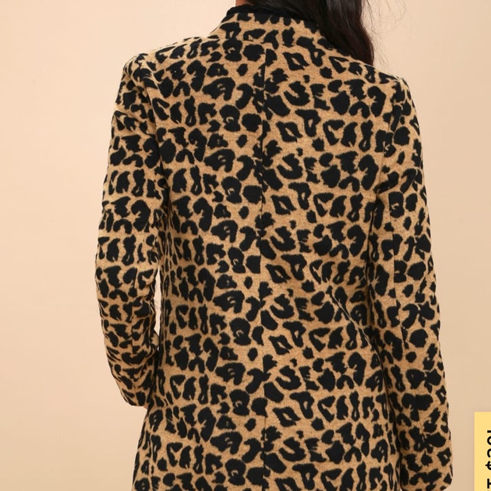 Lulu's Leopard Print Coat - Picture 3 of 5